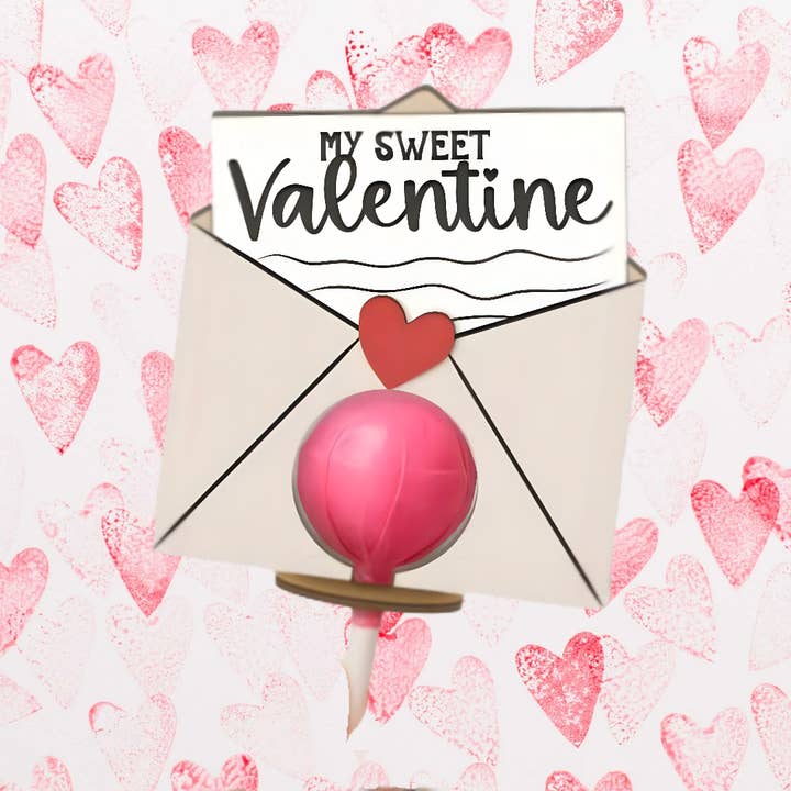 Valentine’s Day Lollipop Holders for wholesale by Burnt Ember