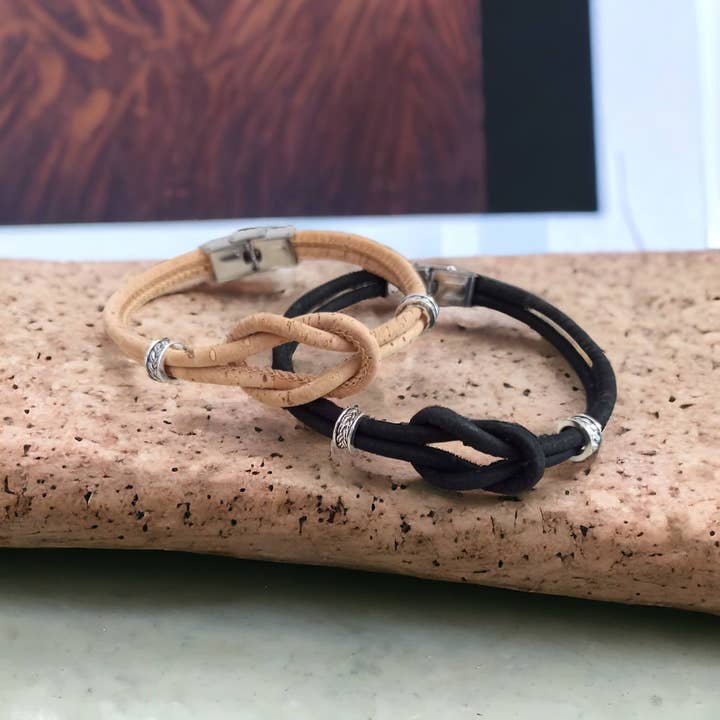 Karmyliege - Wholesale Jewelry - Men's - Men's cork bracelet - unisex - Ethical fashion3