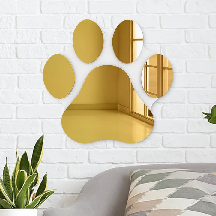 Paw Print | Acrylic Art | Decorative Wall Mirror for wholesale by 4ArtWorks