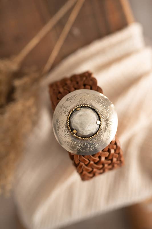 Lula Natura - Venta al por mayor Cinturón - Mujer - CINTURÓN DE CUERO MARRÓN NEPTUNO2