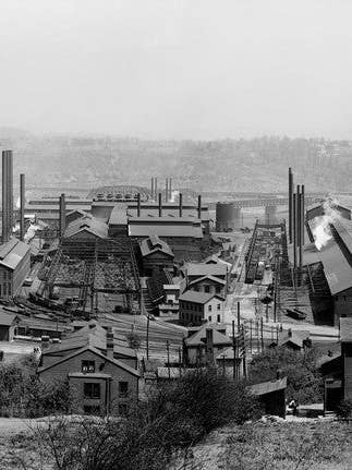 Homestead Steel Works, Homestead, PA per la vendita all'ingrosso da parte di Print Collection