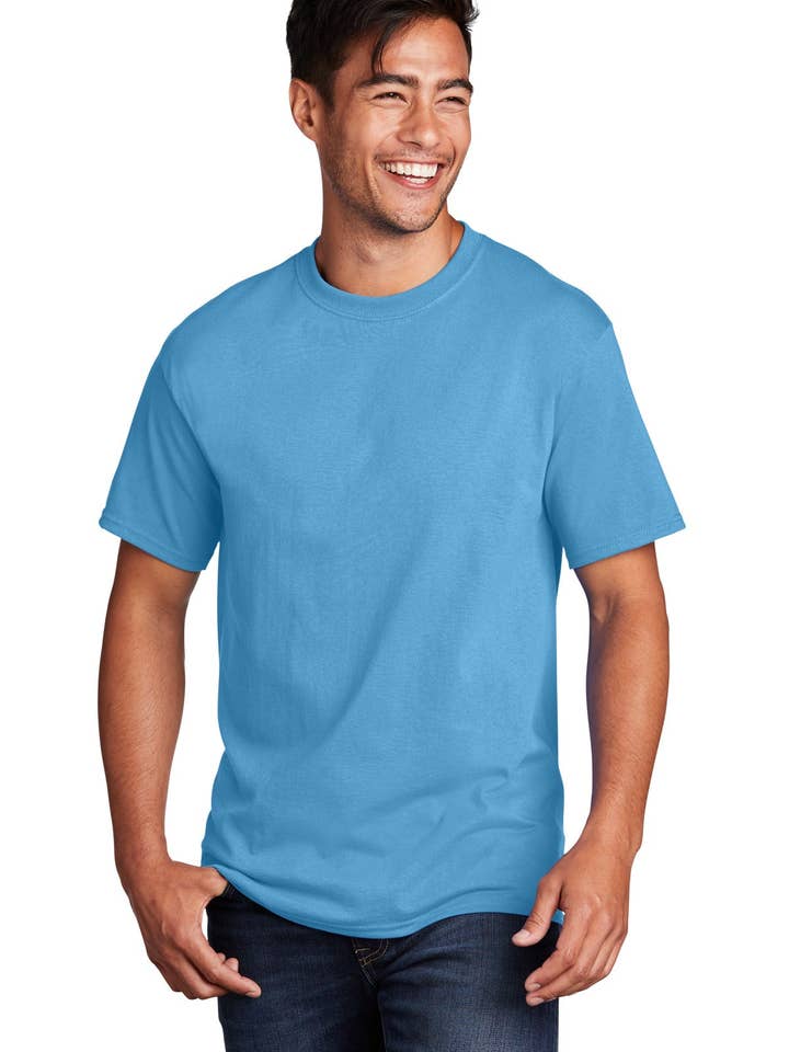 Ink Tees T-shirt personnalisé Impression personnalisée, qualité supérieure, délai rapide, plusieurs couleurs Port & Co™ Core Cotton DTG Tee PC54DTG pour la vente par Ink Tees Custom Tshirts