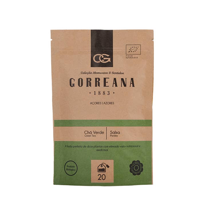 Taste of Paradise - Wholesale Tea Bags - Gorreana Green Tea & Parsley - (40g - 20 Teabags)
