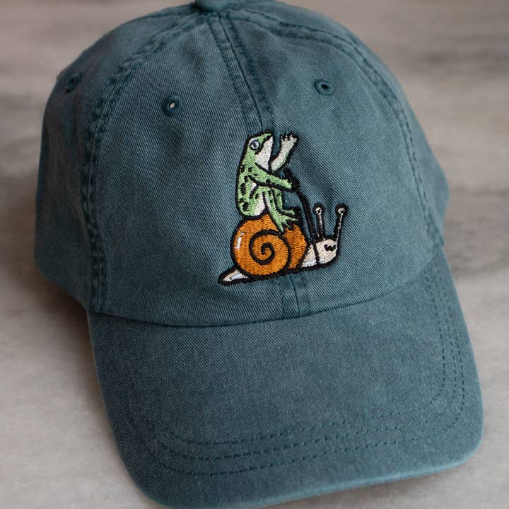 Vintage Teal Lose my Shit Front & Back Hat | Embroidered Dad Hat for wholesale on Faire0