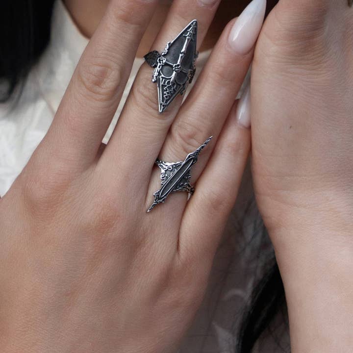 Lively Ghosts - Wholesale Cocktail/Statement Ring - Darkwater Ring6