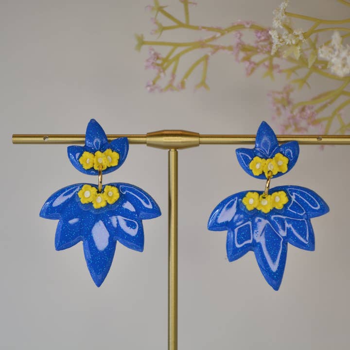 Stand with Ukraine Dangle for wholesale by Creative Chaos Company