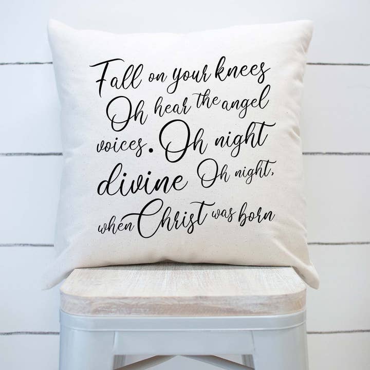 Fall On Your Knees Oh Hear The Angel Voices Pillow Cover for wholesale by Rising Tide Vintage