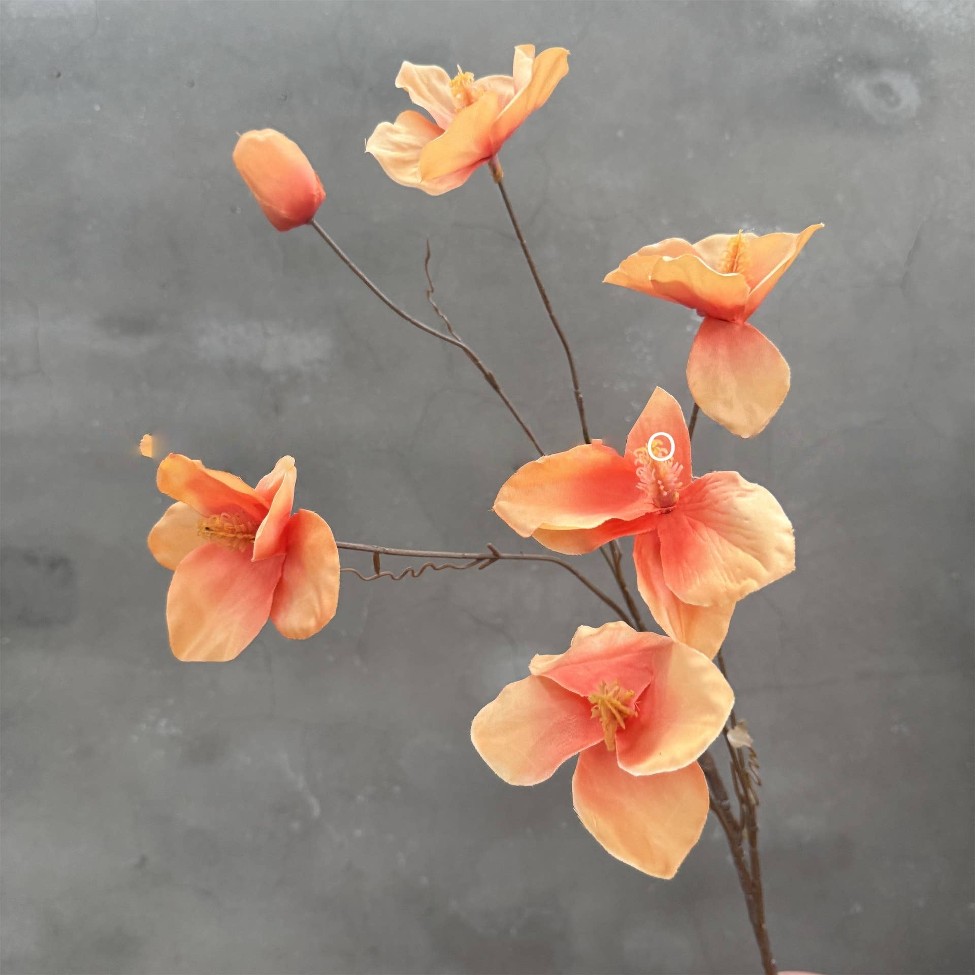 ACNITE(We cover U.S. import duties) – wholesale Konstgjorda blommor – Orange blommor för bröllopsarrangemang och höstdekoration5