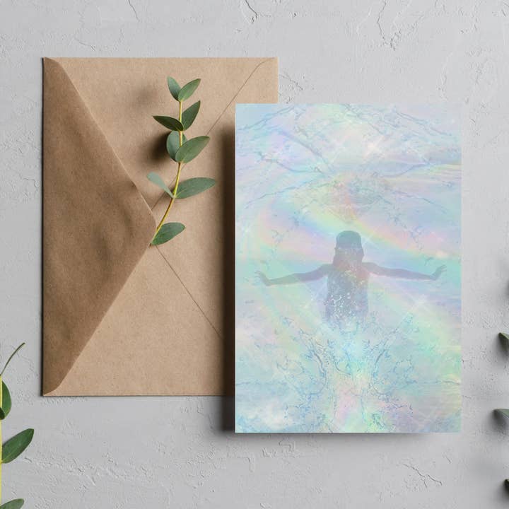 (BL02) TIDEN ÄR NU ( Interaktiv Meditationskort ) för wholesale av Jellow Cards & Gifts