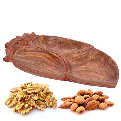 AK INTERNATIONAL - Wholesale Serving Tray - Sheesham Wood (rosewood) Dry Fruits Snacks Namkeen Serving Tray0