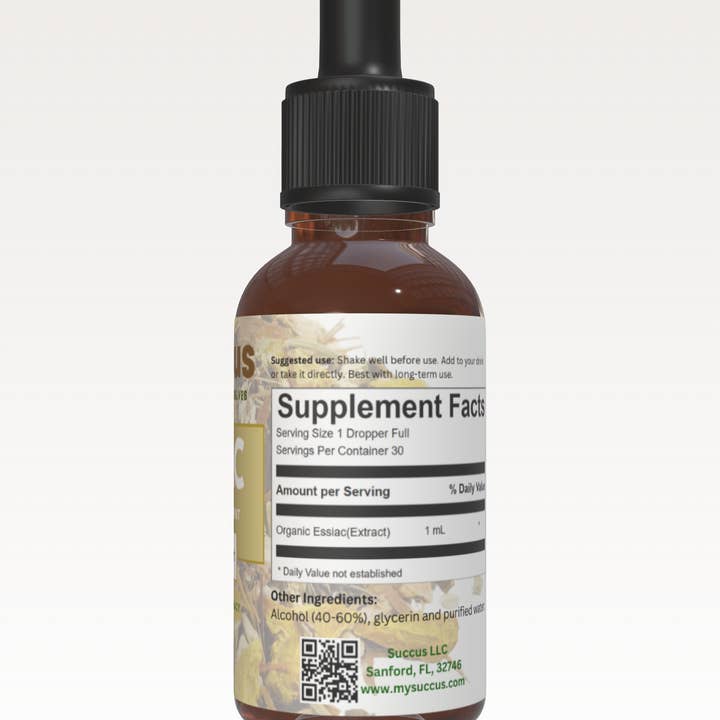 Succus - Wholesale Tincture - Essiac Tincture - Herbal Support for Detox & Wellness
