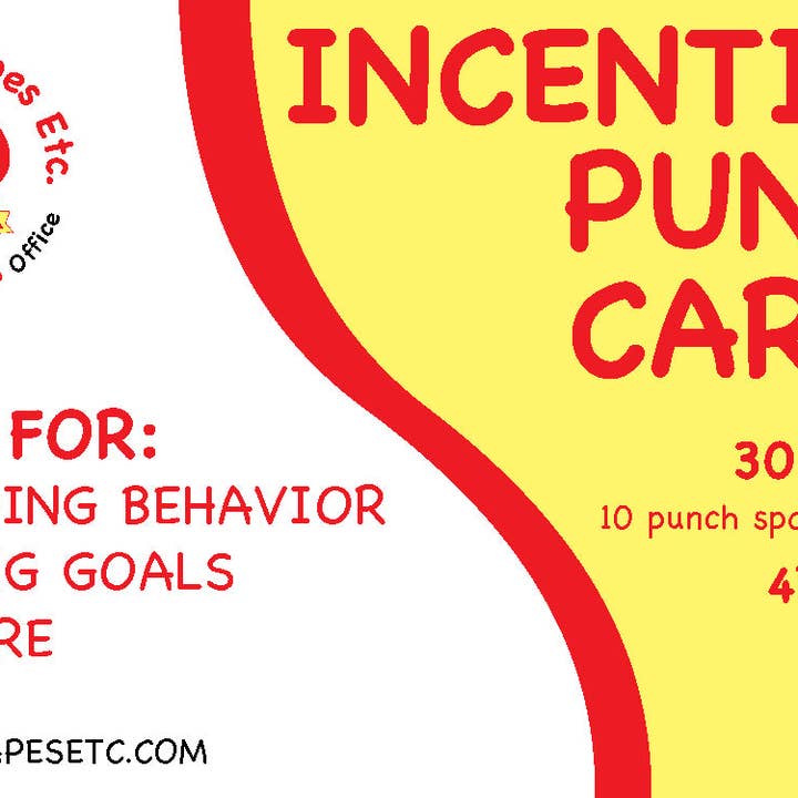 Creative Shapes Etc. - Venta al por mayor Conjunto de papelería y tarjetas - Tarjetas perforadas de incentivos - Panda1