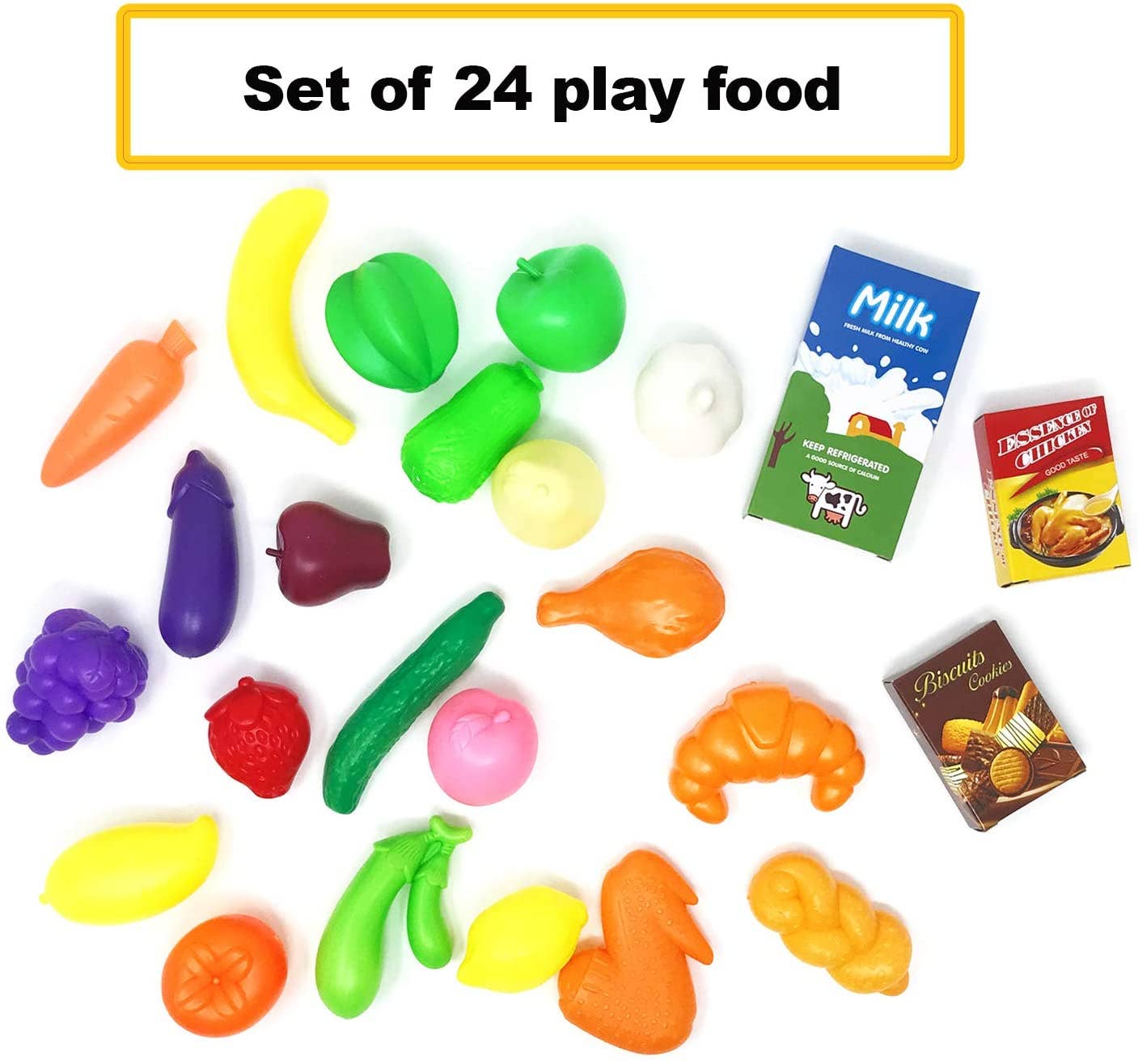 The New York Doll Collection - Wholesale Toy Set - Kids - Toy Shopping Cart - Includes Food3