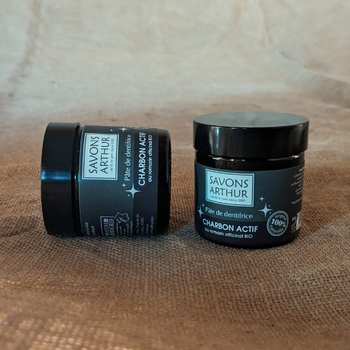 Savons Arthur - Wholesale Toothpaste - Organic Charcoal & Rosemary Toothpaste2
