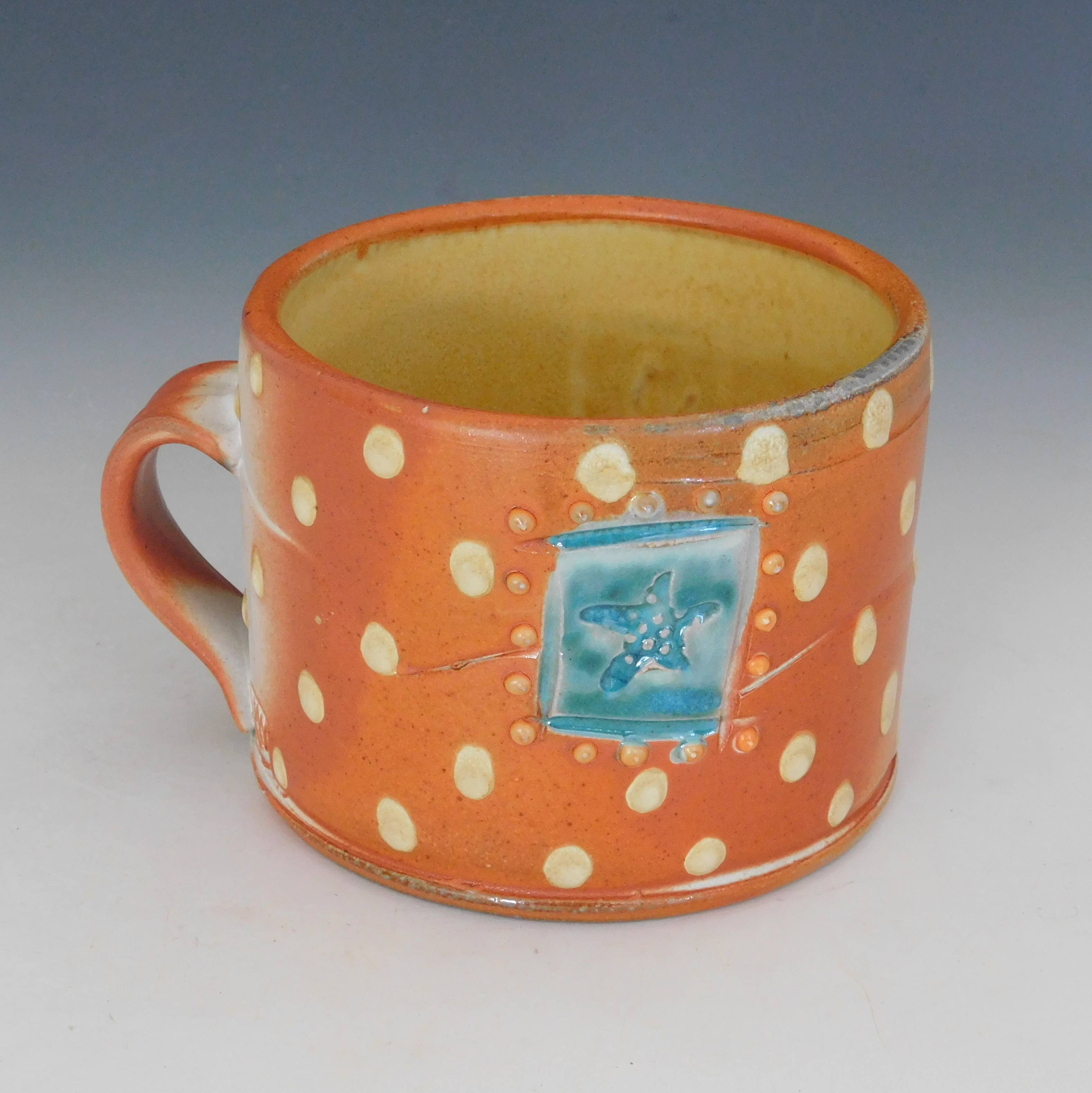 Fine Mess Pottery - Wholesale Coffee Mug - Starfish Mug 1