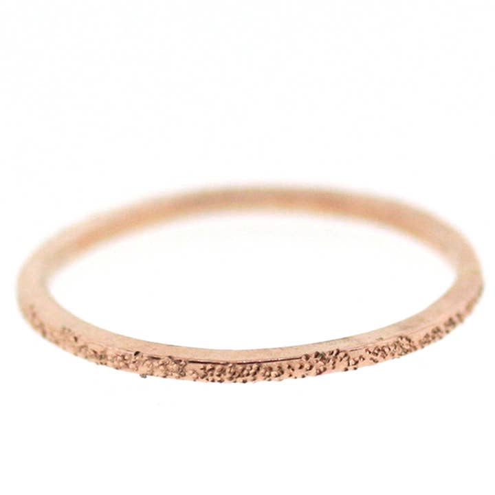 Christina Kober Designs - Wholesale Band/Stacked Ring - PETITE STACKING RING | diamond dusted