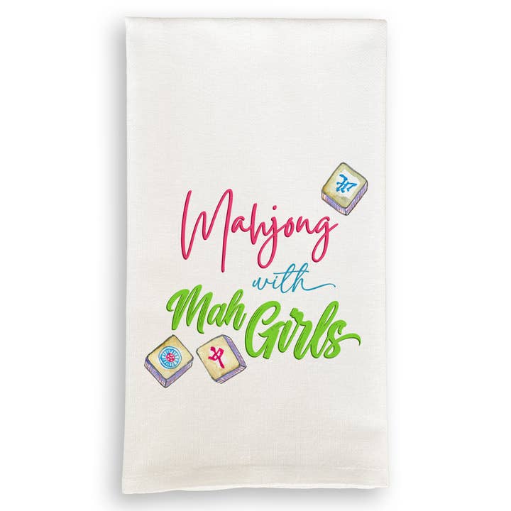 Mahjong with Mah Girls Curly for wholesale by French Graffiti