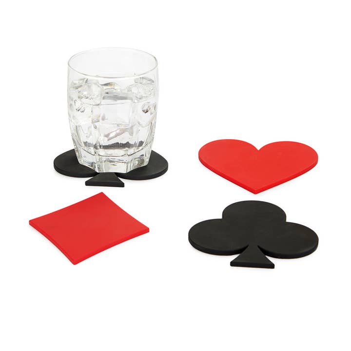 Balvi - Vendita all'ingrosso Sottobicchiere - Set di sottobicchieri Dealer con design originale a tema gioco di carte1