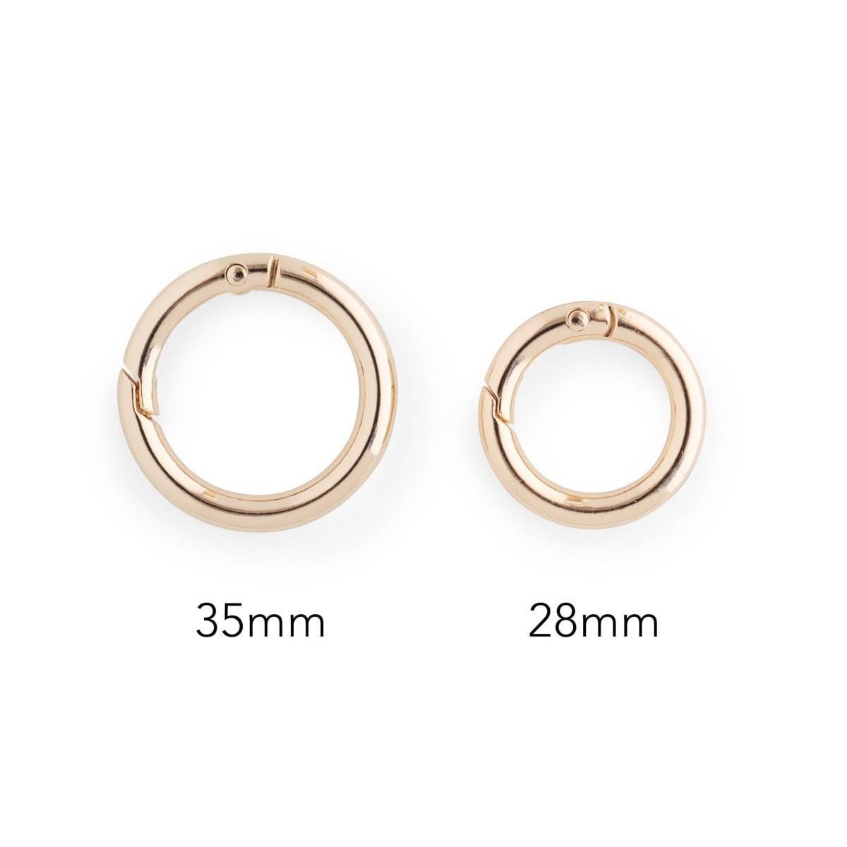 Cara & Co Silicone Craft Supply - Wholesale Craft Supplies - Premium O-Ring Spring Clips6