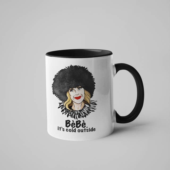 Calm Down Caren – Caneca por atacado – Caneca de café Moira Rose BeBé It's Cold Outside Schitt's Creek