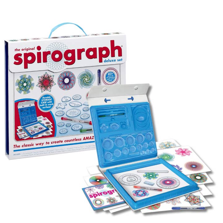 Play Monster - Wholesale Craft Supplies - The Original Spirograph - Deluxe Set - Arts and Crafts