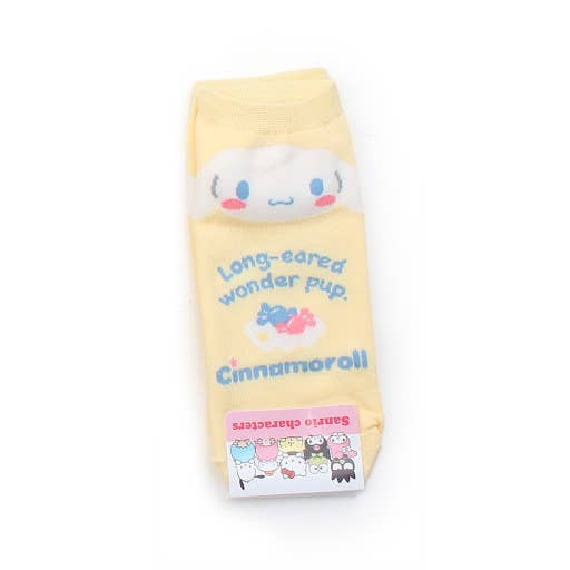 K_Wonderland - Wholesale Socks - Women's - Sanrio Cotton Sneakers Letters Socks- Kuromi Socks