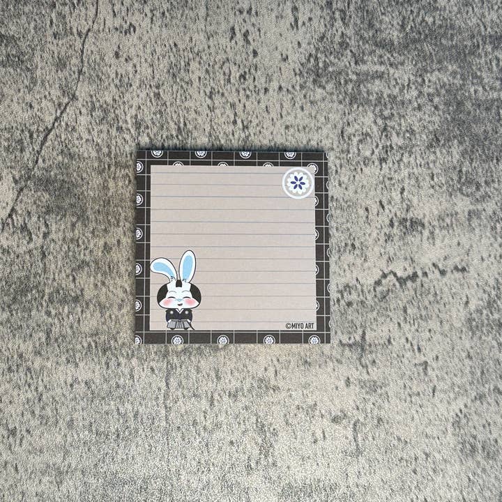 Ben-E Samurai Notepad for wholesale by Miyo Art Design