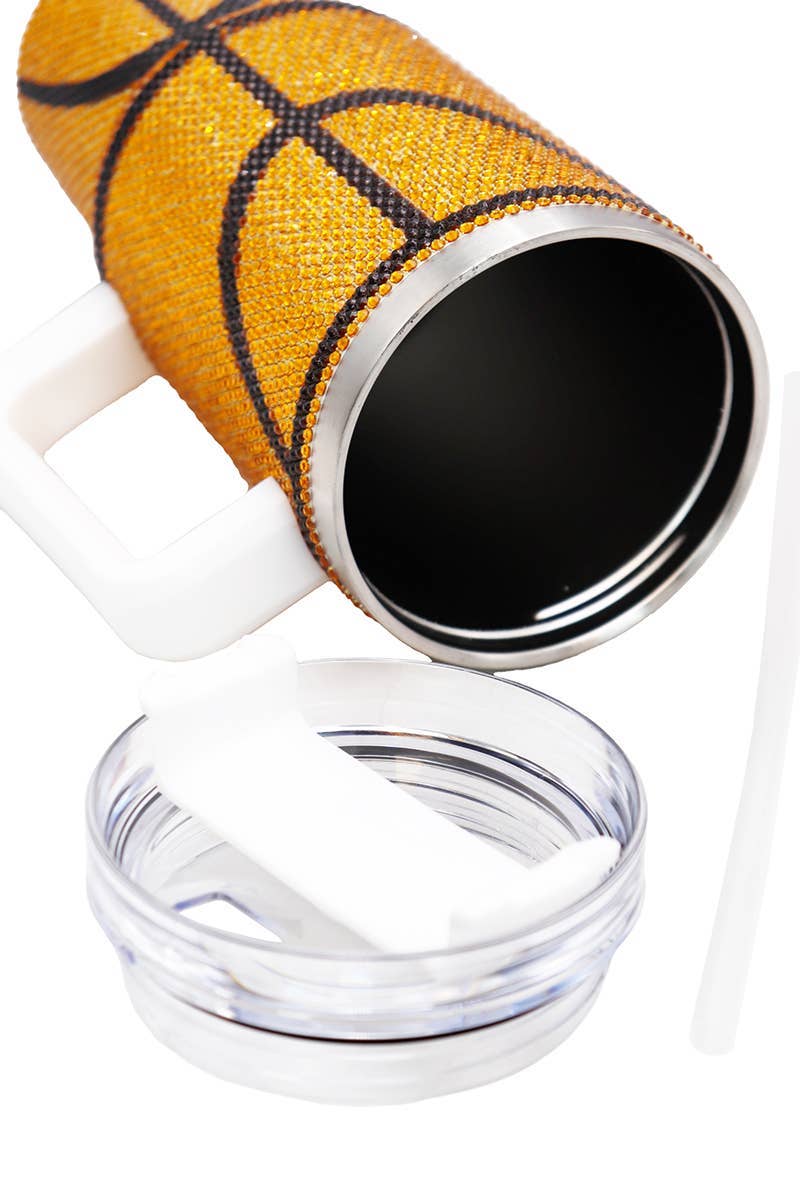 Basketball Gameday Bling Glam Insulated Tumbler for wholesale on Faire2