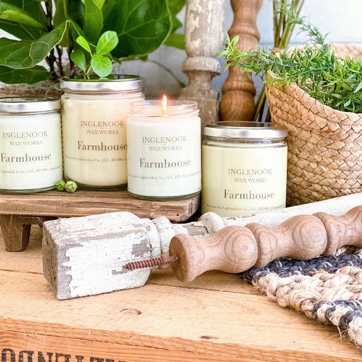 Inglenook & Co. - Wholesale Jar/Filled Candle - Farmhouse Soy Wax Soy Candle Clean Appearance1
