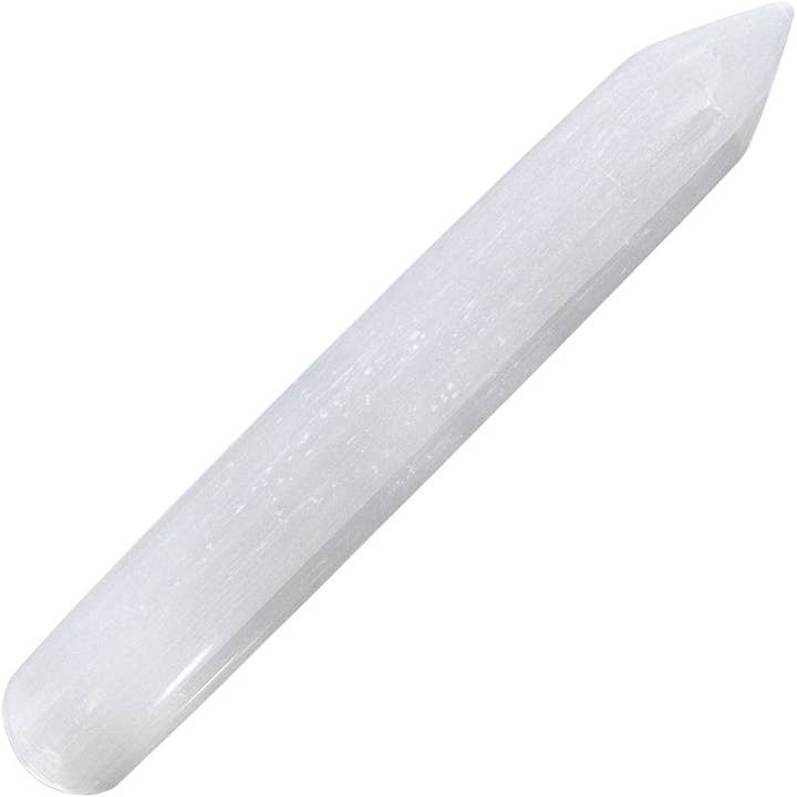 Massage Wand Large White Selenite (Each) for wholesale by Kheops International