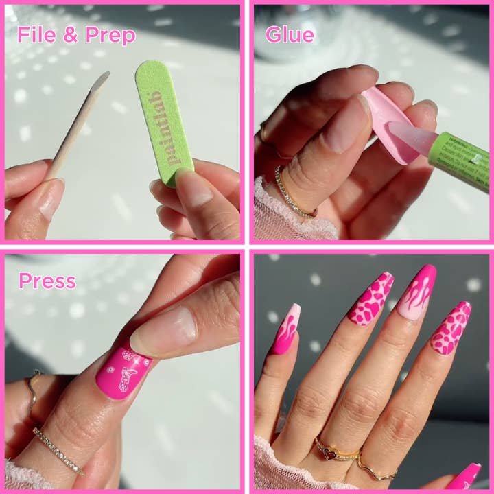 PaintLab - Wholesale Press-On/Fake Nails - PaintLab Tortie Press-on Nails4