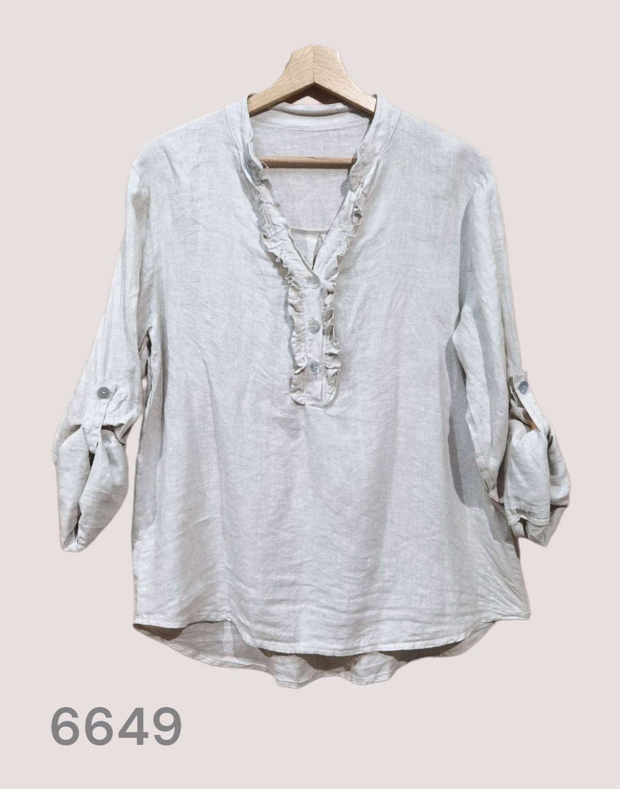 LÉA & LUC – wholesale Blus - Dam – Blus i 100 % linne REF. 664960