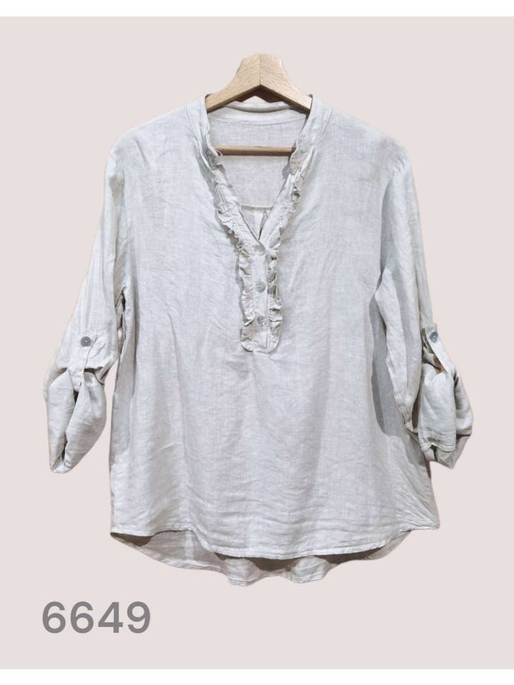 LÉA & LUC – wholesale Blouse – Women’s – 100% Linen Blouse REF. 664960