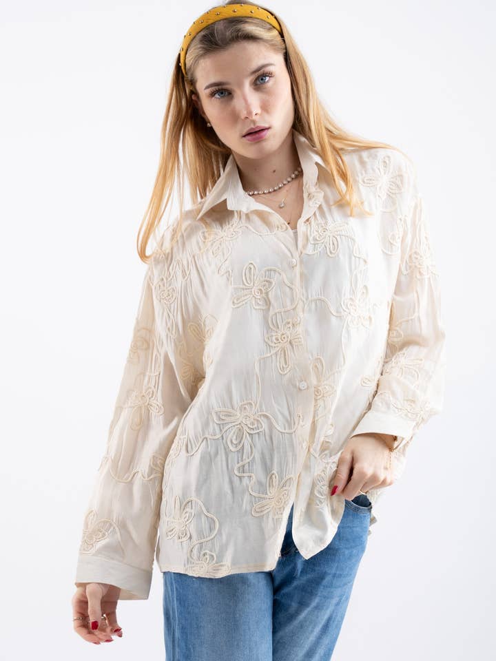 MATTEA 25 Bluse für den Großhandel von JCL Fashion