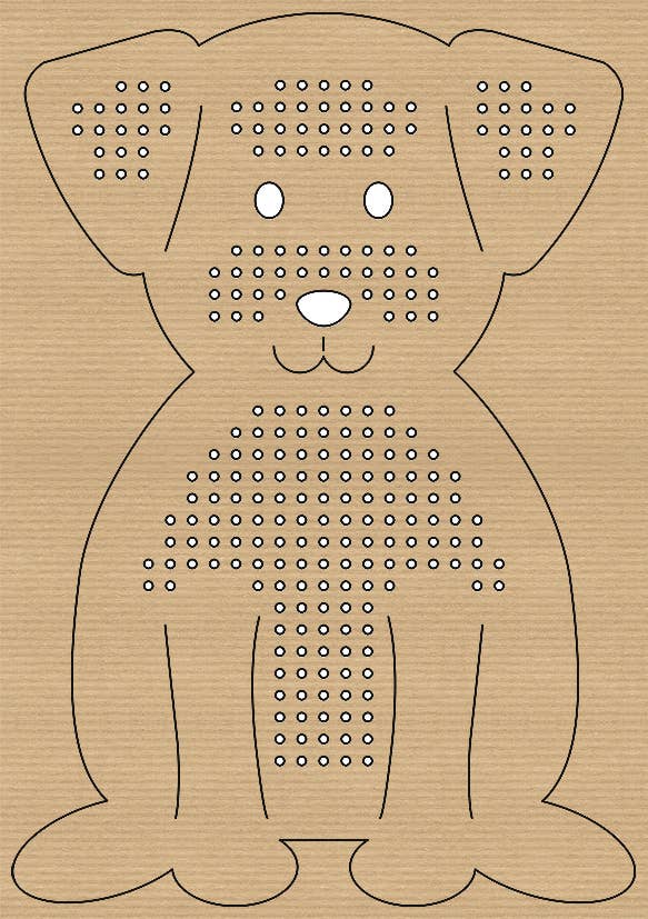 URSUS® / Buntpapierfabrik Ludwig Bähr GmbH & Co. KG - Wholesale DIY Craft Kit - “Animals” cross-stitch designs10