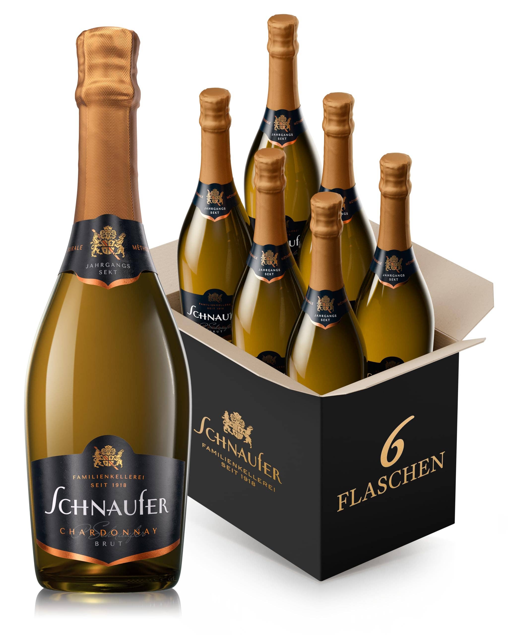 Justbe modern wine drinks - Wholesale Champagne/Sparkling Wine - Schnaufer Chardonnay Brut - German Sparkling Wine0