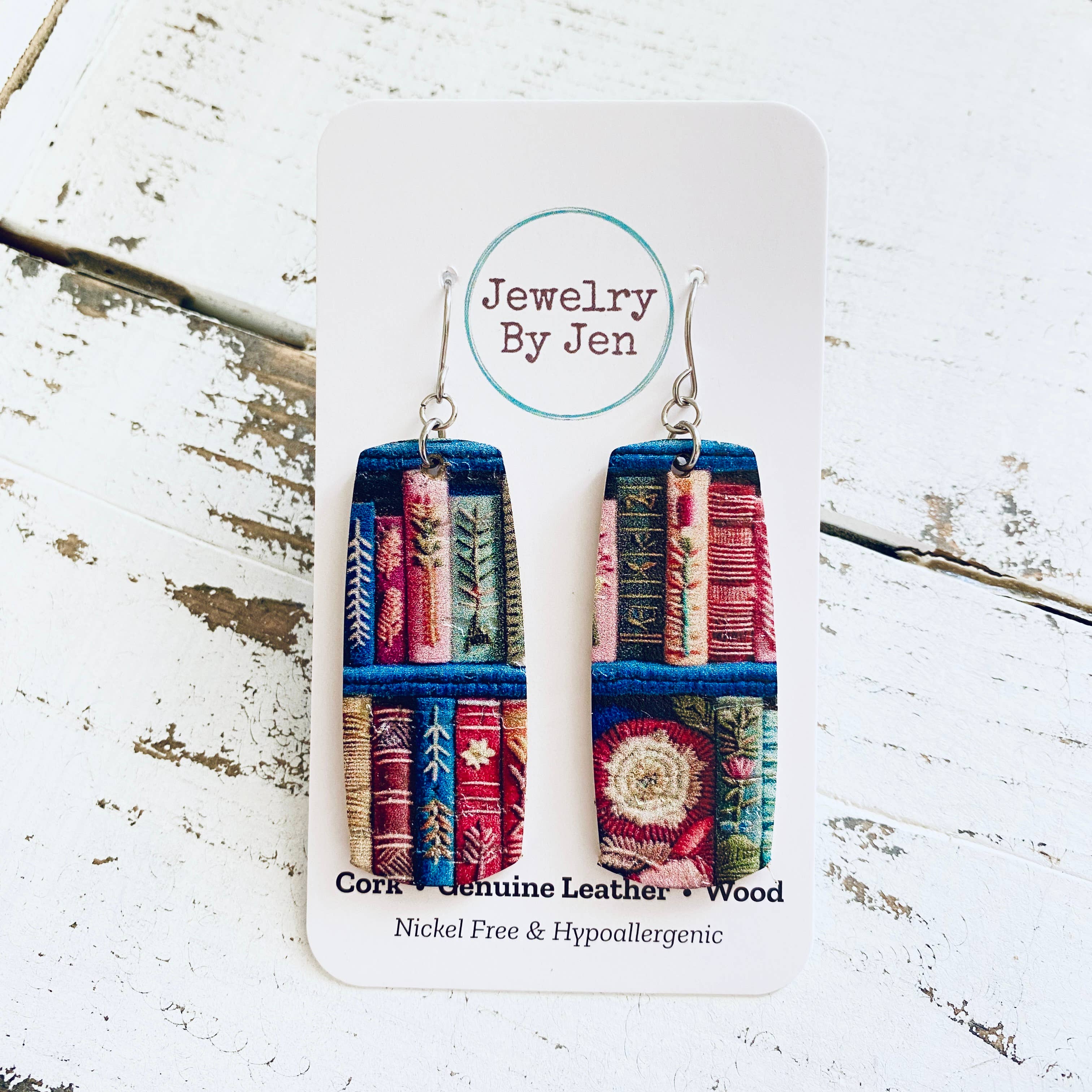 Jewelry By Jen - Vente Boucles d'oreilles pendantes - Boucles d'oreilles barre moyenne : Livres4