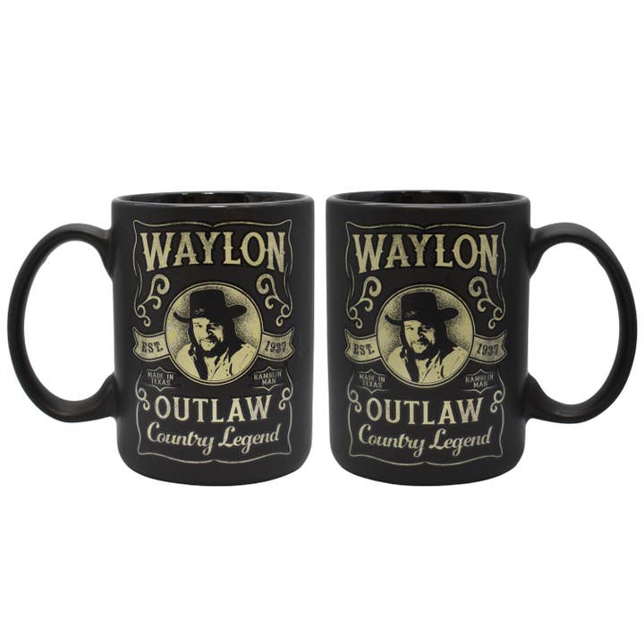 Waylon Jennings Mug - Est. 1937 for wholesale by MID-SOUTH PRODUCTS