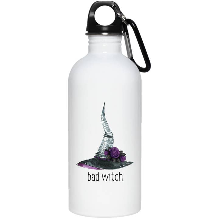 Bad Witch Water Bottle for wholesale by Mad Hatter Mug