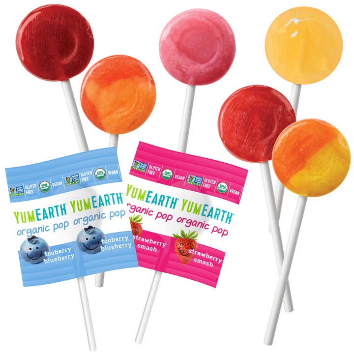 AYIURE – Großhandel Lollis – Bio-Lutscher YumEarth - Nachfüllpackung x100