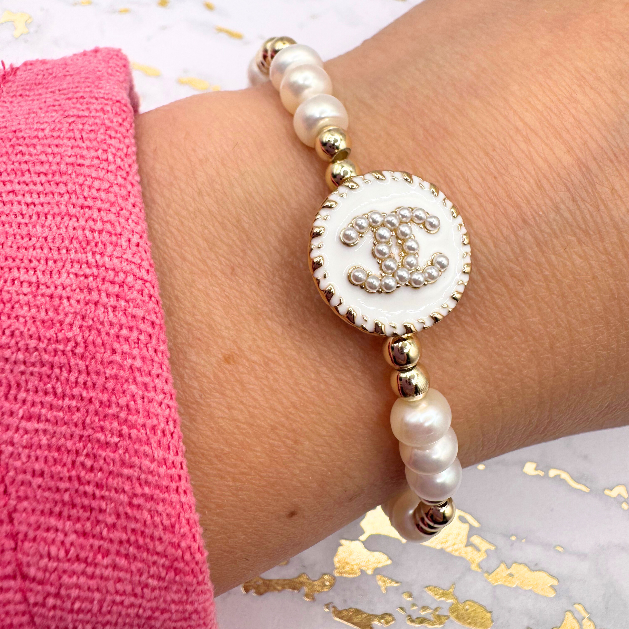 Golden Girl Jewelry - Vente Bracelet de perles - Bracelet en or rempli 14K + perles d'eau douce0