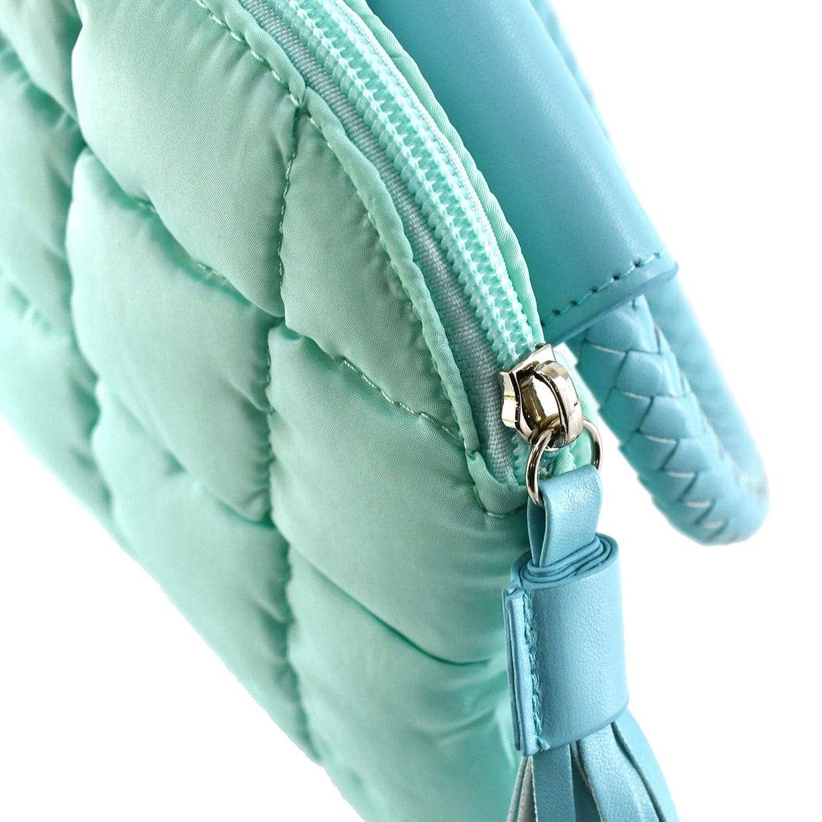 MiMi Wholesale - Wholesale Clutch Bag - Women's - QP204 Quilted Puffer Wristlet/Clutch With Tassel7