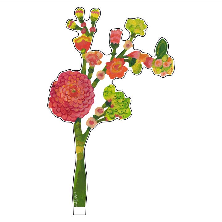 Dahlia Blossoms Large Acrylic Flower for wholesale by Kimberly Hodges