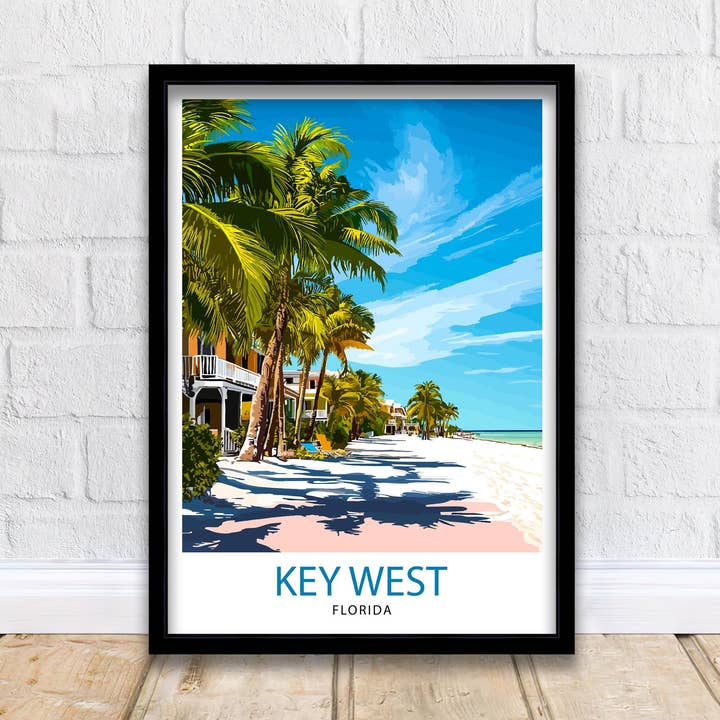 Key West Florida Reisposter voor wholesale door InkNPrintz