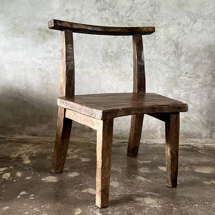 Office Objets – wholesale Chair – Large chair or armchair in antique teak H84 L6022