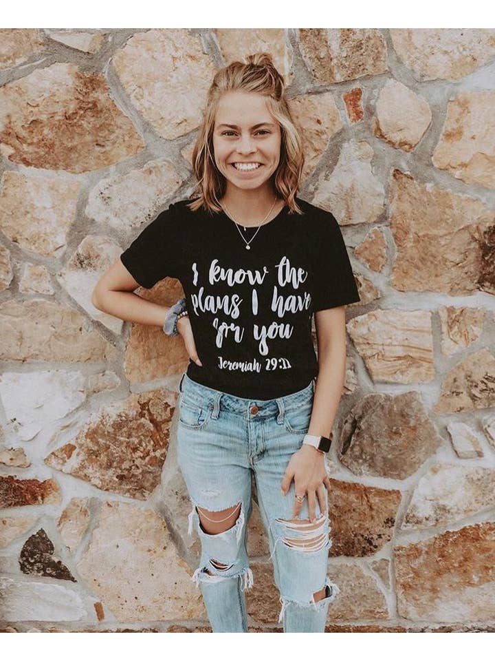 Corinthian's Corner - Wholesale Screen Printed T-Shirt - Women's - I Know The Plans Graphic Tee Shirt1