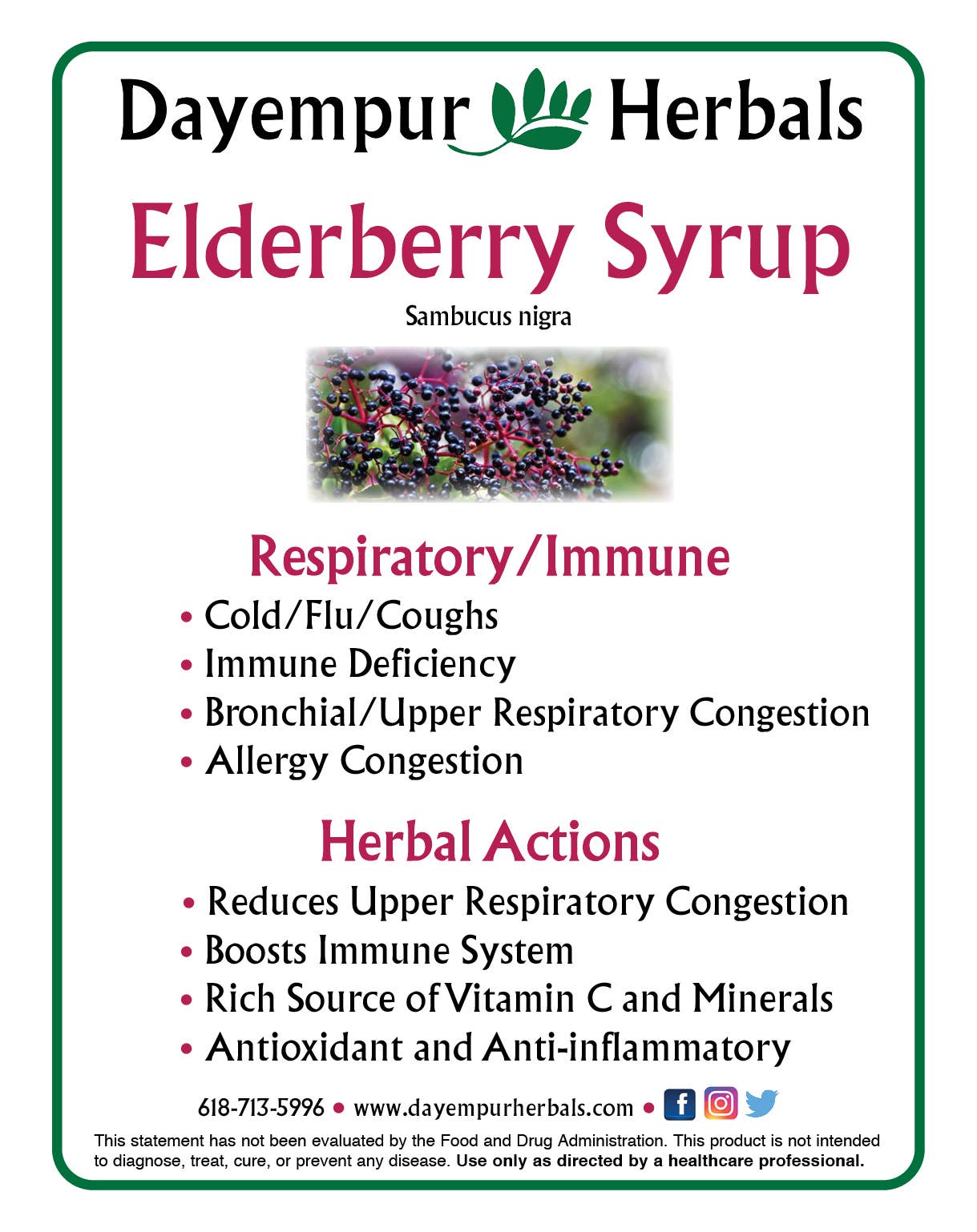 Dayempur Herbals - Wholesale Oral Supplement/Vitamin - Elderberry Syrup3