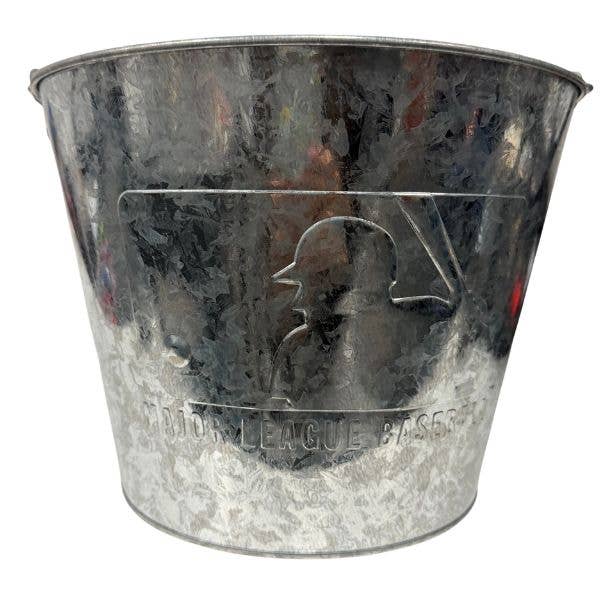St. Louis Wholesale LLC - Wholesale Bucket/Pail - MLB Logo Beer Buckets - Galvanized MLB Logo 5QT Style