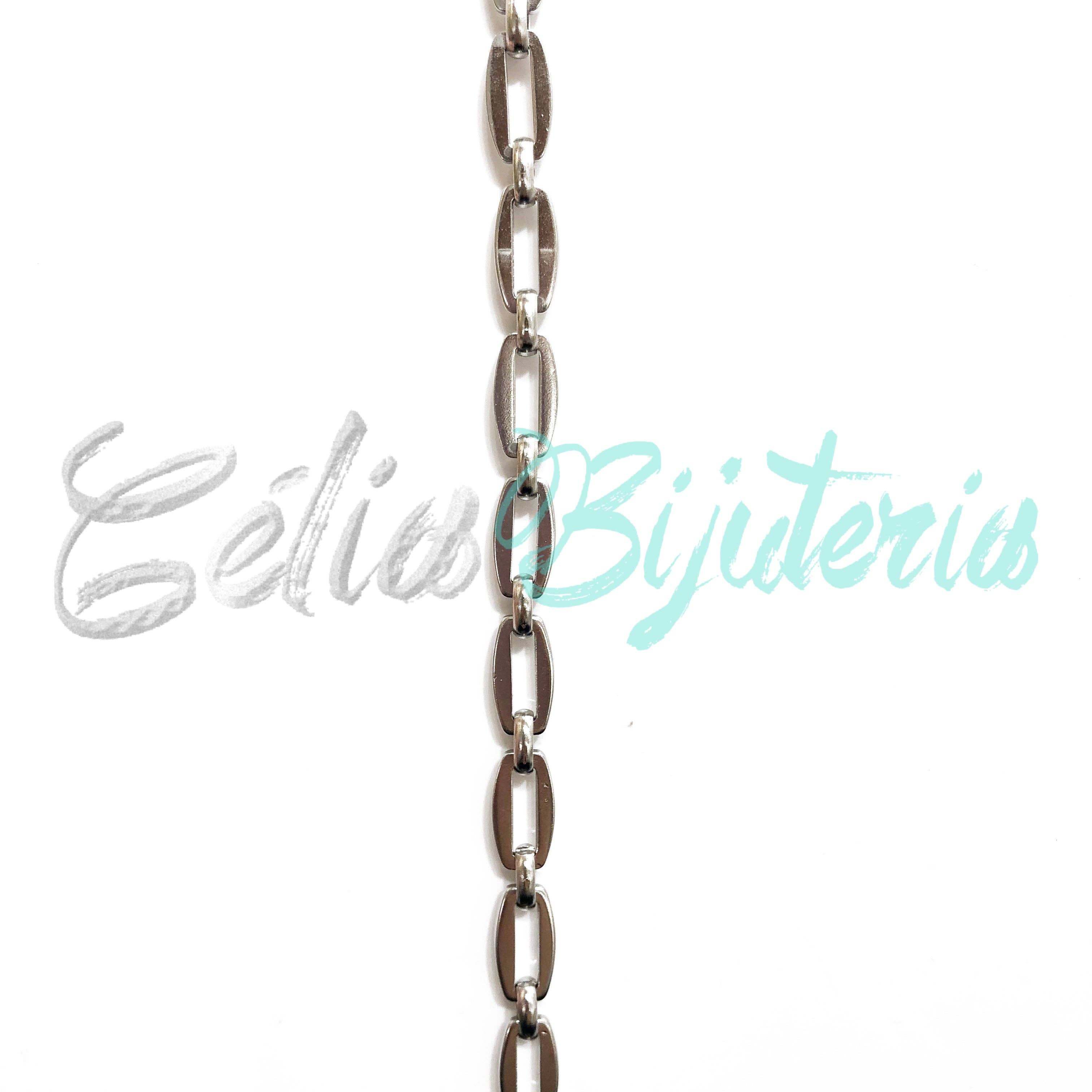 Celli Biju - Wholesale Schakelketting - Roestvrijstalen stroom per meter0