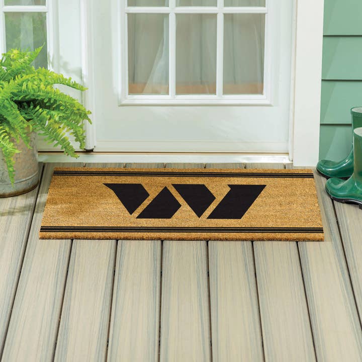 Evergreen Enterprises - Wholesale Door Mat - Washington Commanders Large One Color Coir Mat, 36"x24"